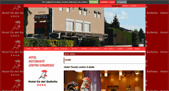 Desktop Screenshot of hotelcadelgalletto.it