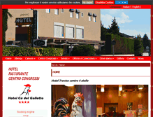 Tablet Screenshot of hotelcadelgalletto.it
